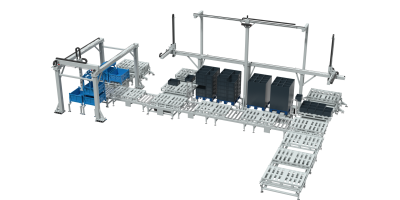 分揀、碼垛、輸送、掃碼識別、發(fā)貨系統(tǒng)